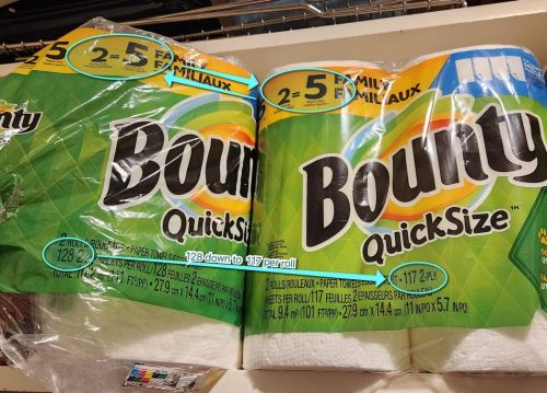 Click to view full screen Bounty Quick Size Paper Towels. White. 8 Family Rolls = 20 Regular Rolls photo review