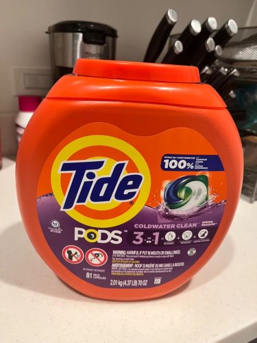 Click to view full screen Tide PODS Laundry Detergent Soap Pods. Spring Meadow. 81 count photo review